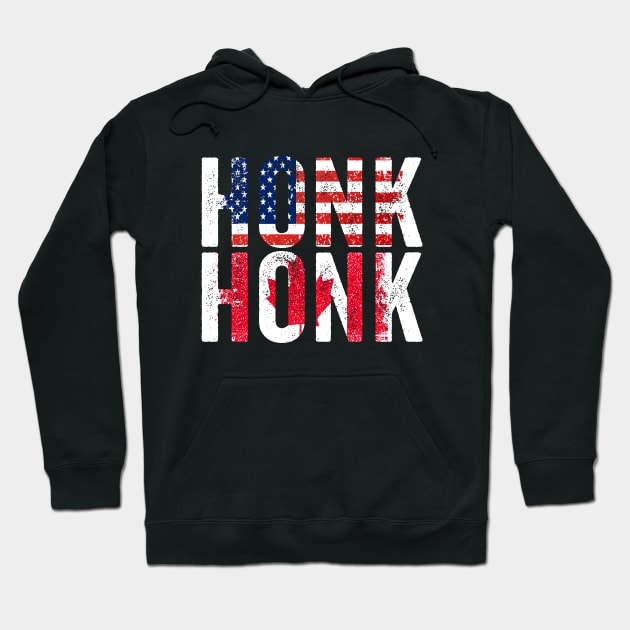 Honk Honk, Freedom Convoy Ottawa 2022 Hoodie by UniqueBoutiqueTheArt